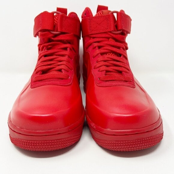 NIKE | Air Force 1 Foamposite Cup University Red High Tops Women's 7.5 - Picture 2 of 16